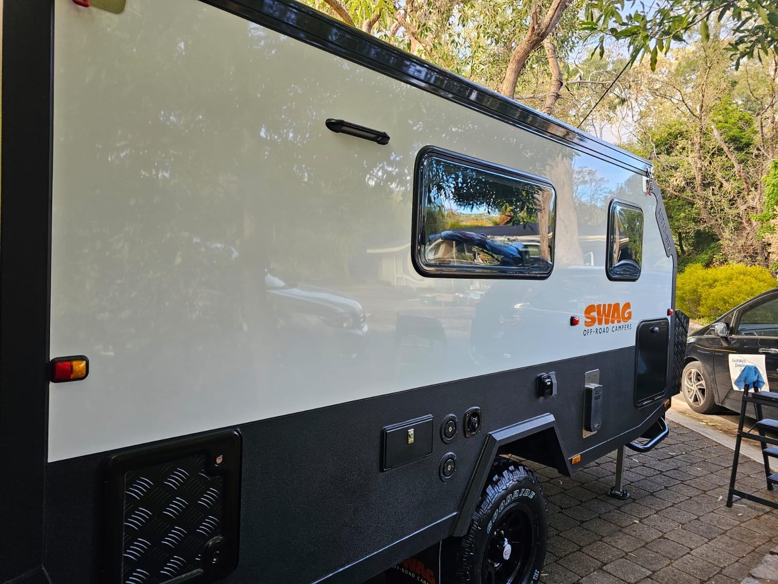Caravan ceramic coating — SWAG off-road camper